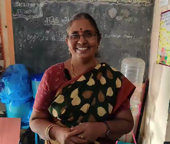 Nirmala, Primary school Teacher, Chennai