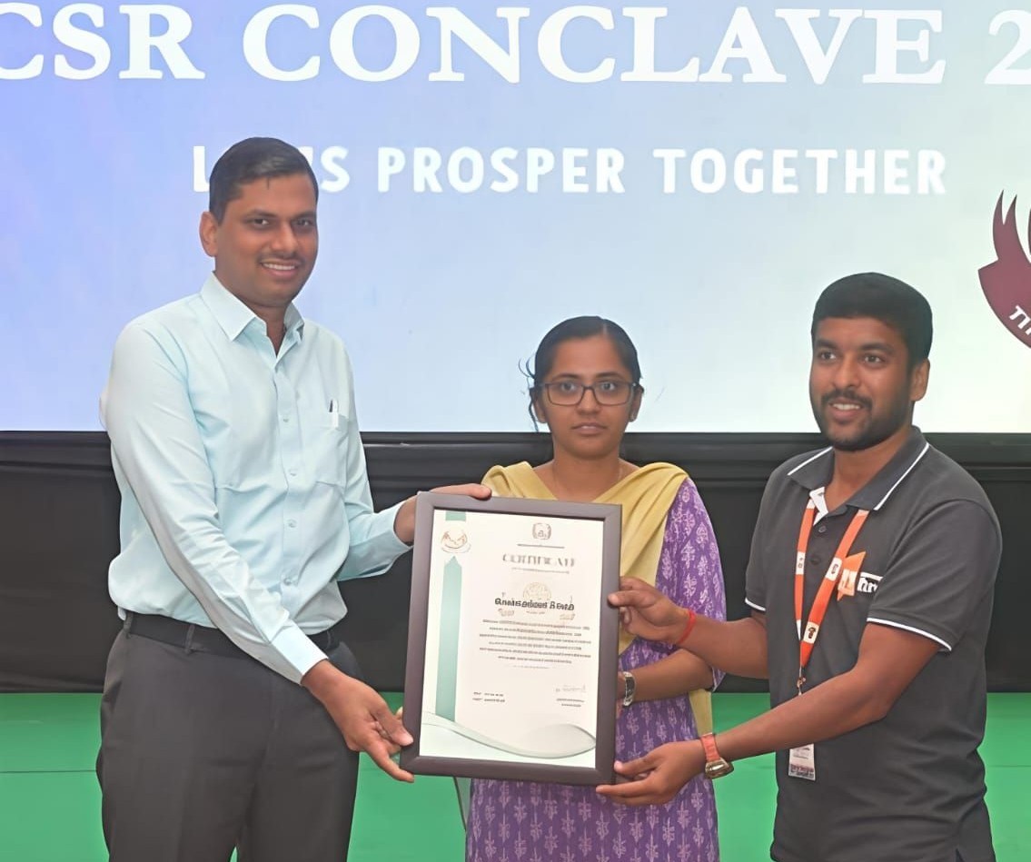 Appreciation Award - CSR Conclave, District Administration Thoothukudi